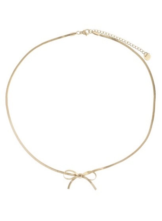 Ketting - Snake Skin With Bow