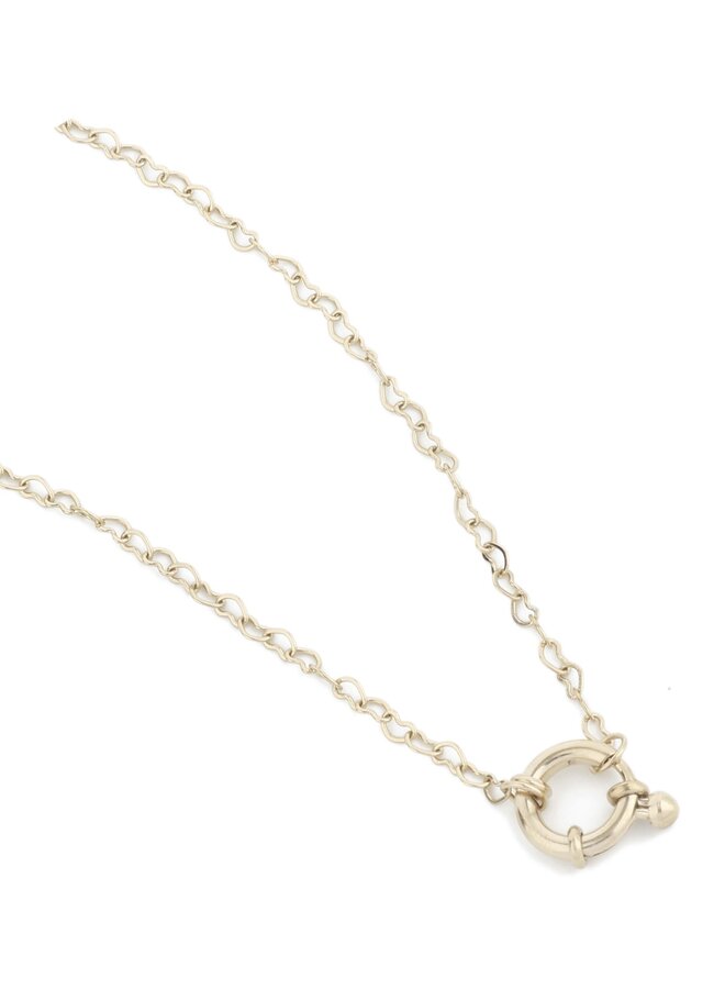 Necklace - Small Open Hearts
