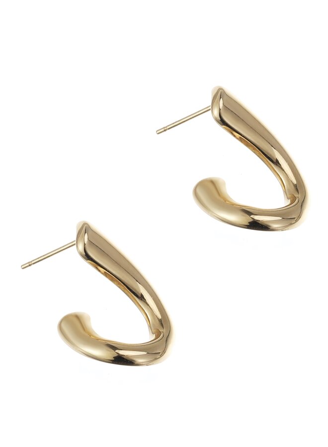 Earrings - Small Swirl