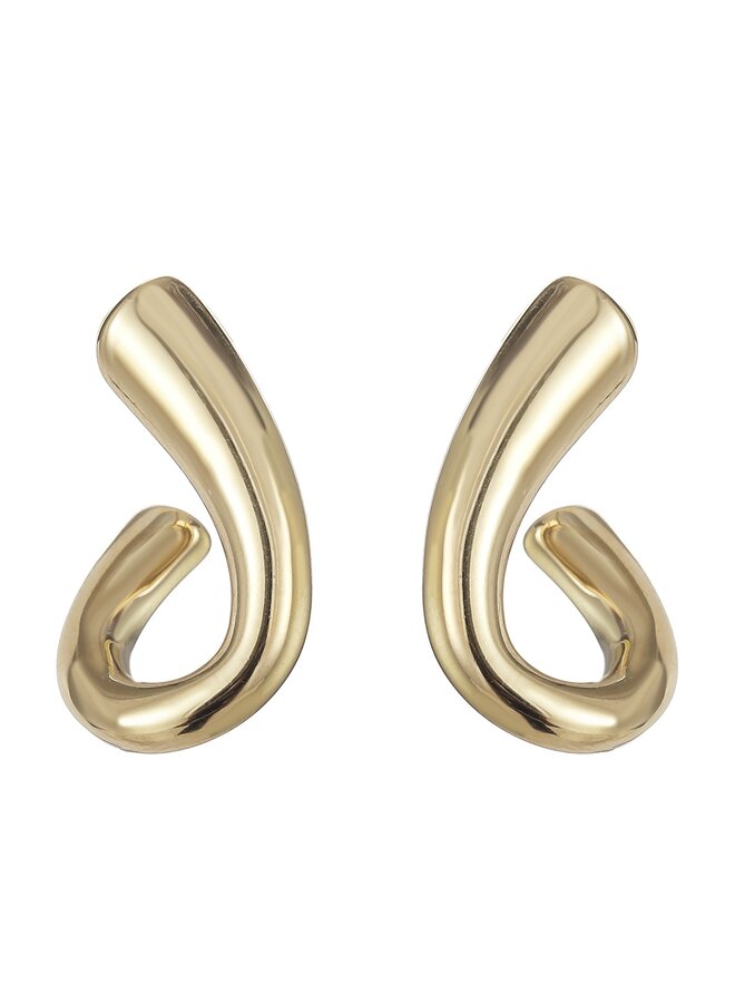 Earrings - Small Swirl