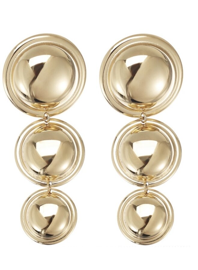 Earrings - 3 Shiny Rounds