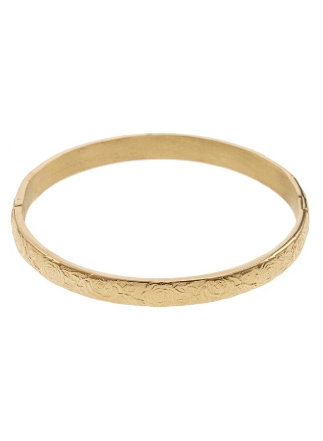 Bracelet - Bangle With Roses