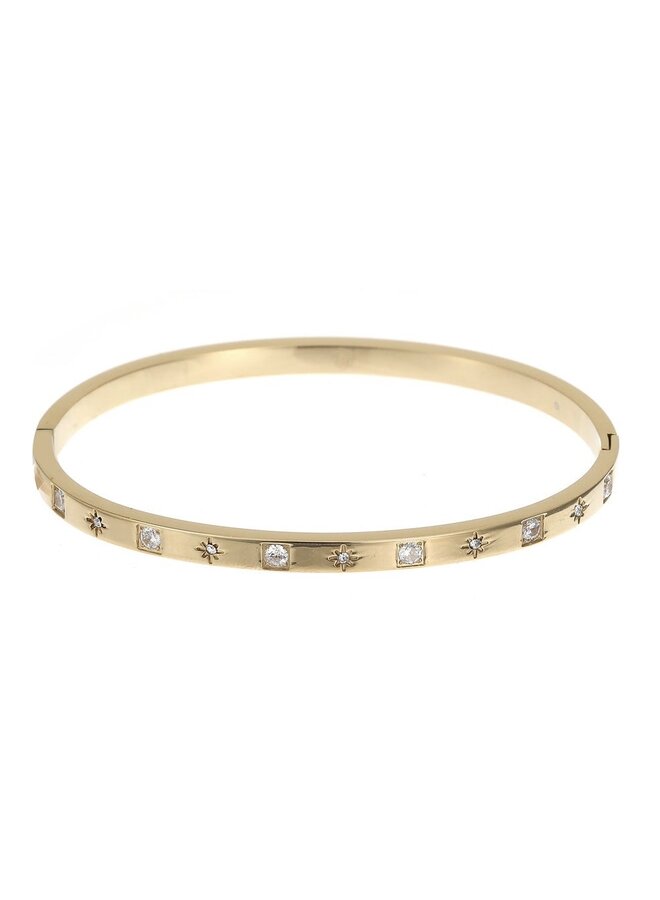 Bracelet - Diamond Stars Bangle