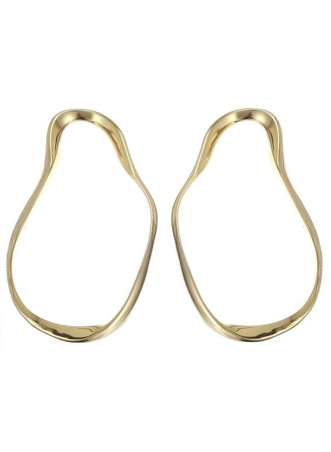 Earrings - Big Open Arty Form