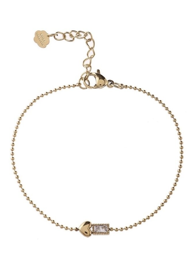 Bracelets - Heart with Diamond