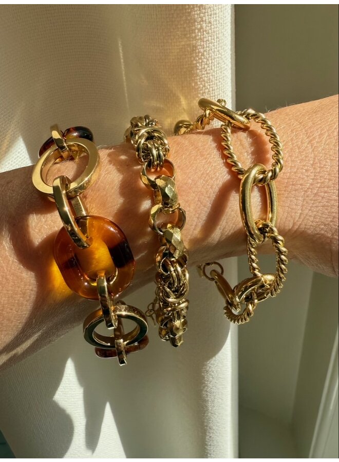 Bracelet - Chunky Tiger Resin