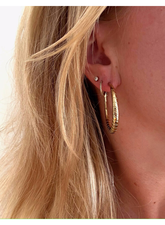 Oorbellen - Snake Twist Hoops