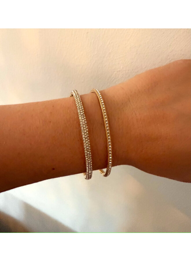 Armband - Small Diamonds Bangle - 2 sizes