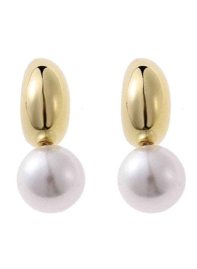 Oorbellen - Pearl Classy