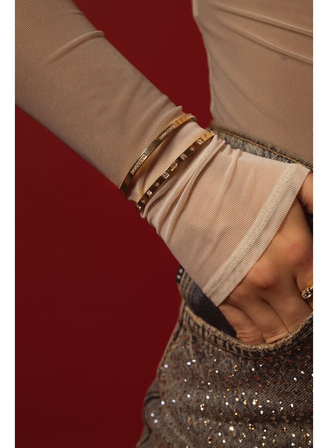 Armband - Diamond Stripes Bangle