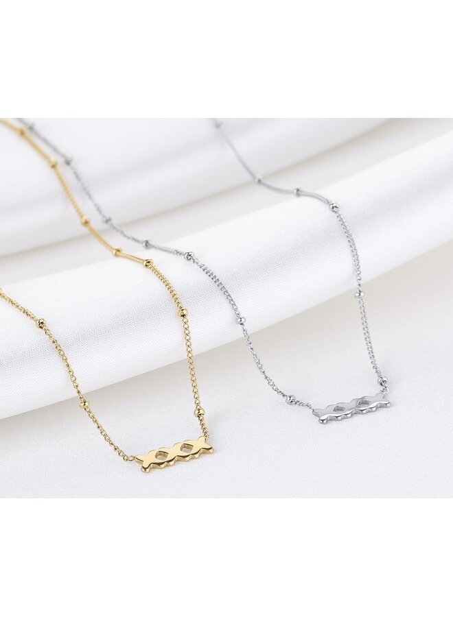 Kettingen - Amsterdam XXX with little dots necklace