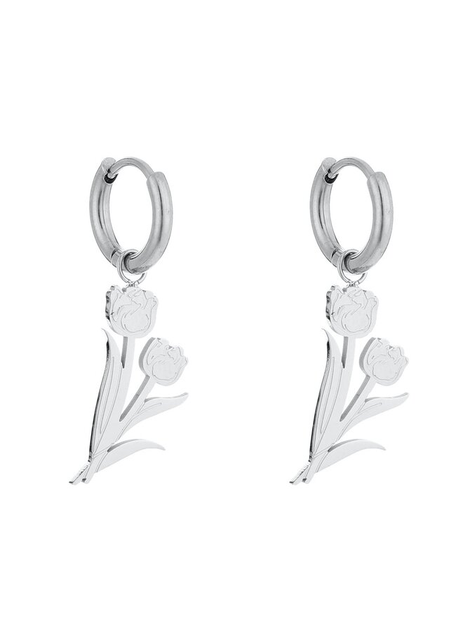 Earrings - Double Tulip