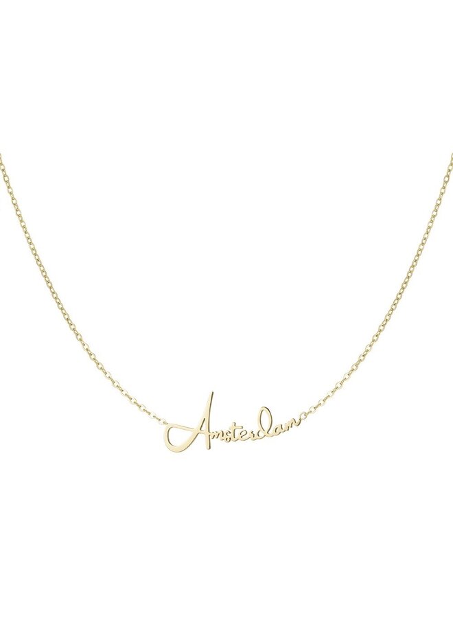 Ketting - Amsterdam Sierlijke Letters