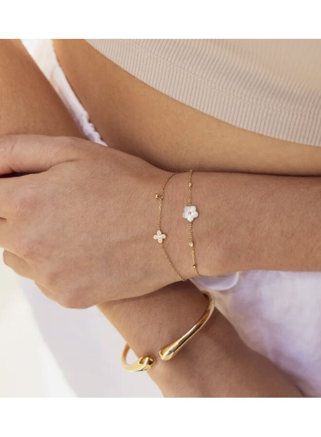 Bracelet - Flower Mother Of Pearl