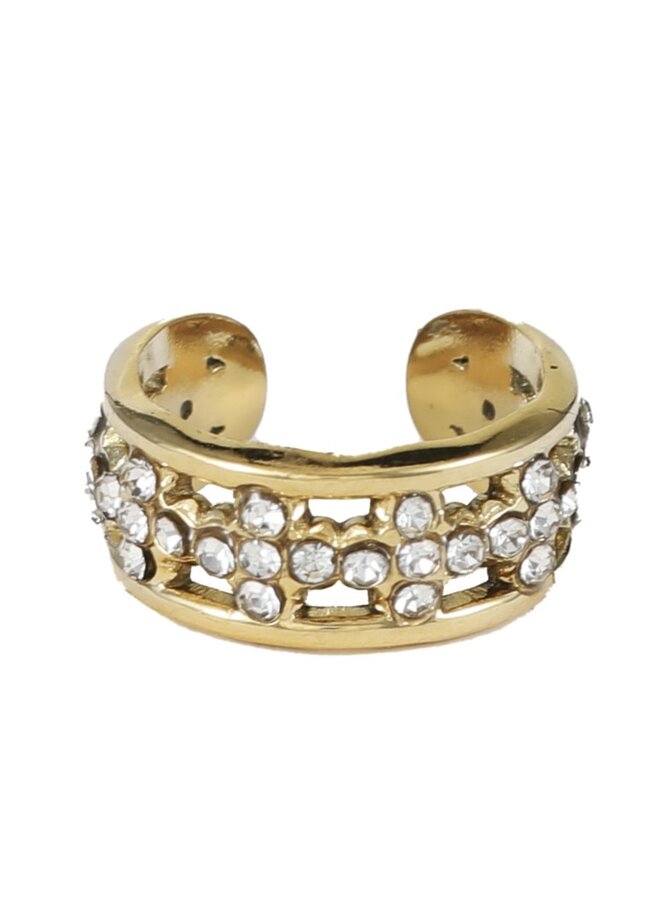 Earcuff - Chunky with Small Diamonds