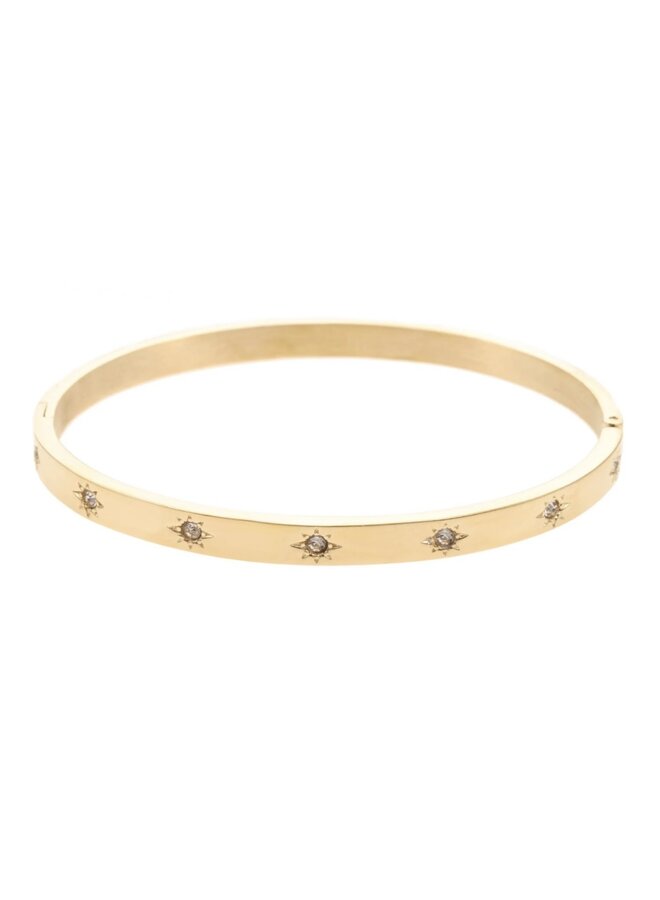 Bracelet - Thin Star Bangle