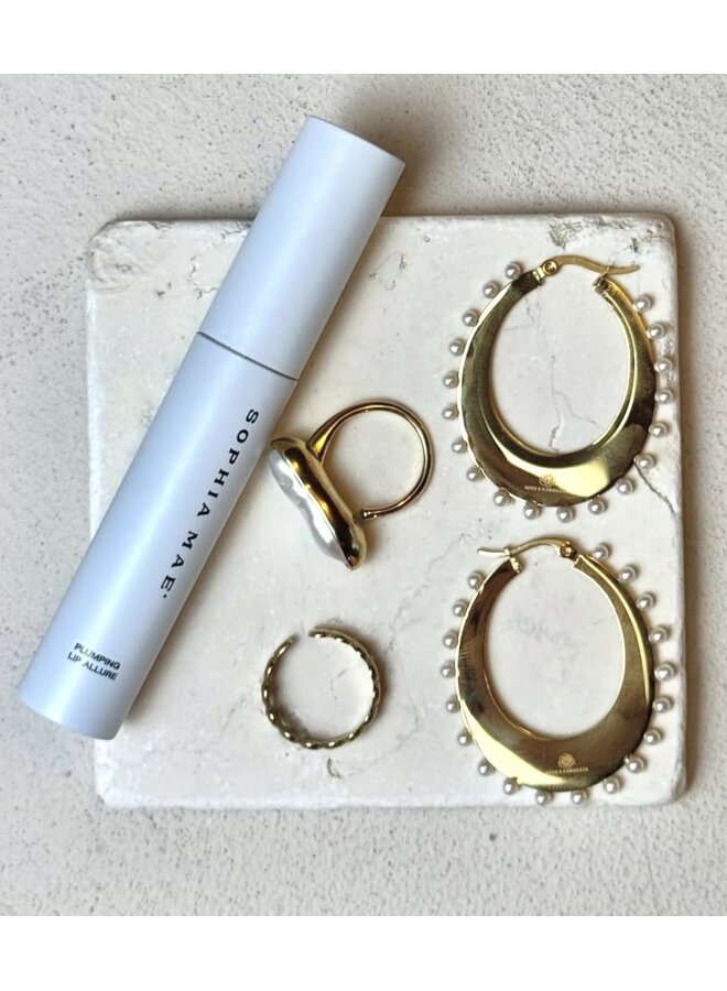 Ring - Pearl Rectangle