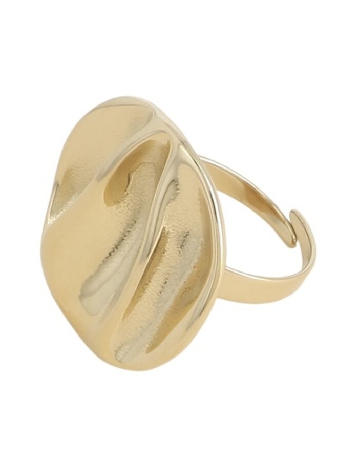 Ring - Hammered Wavy