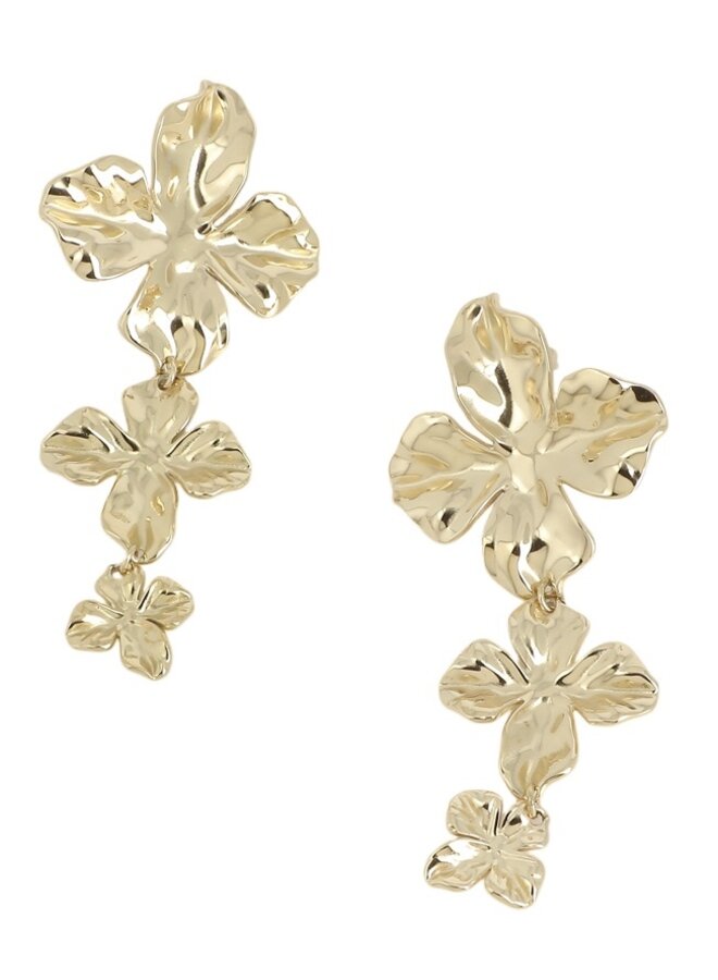 Earrings - 3 Flowers