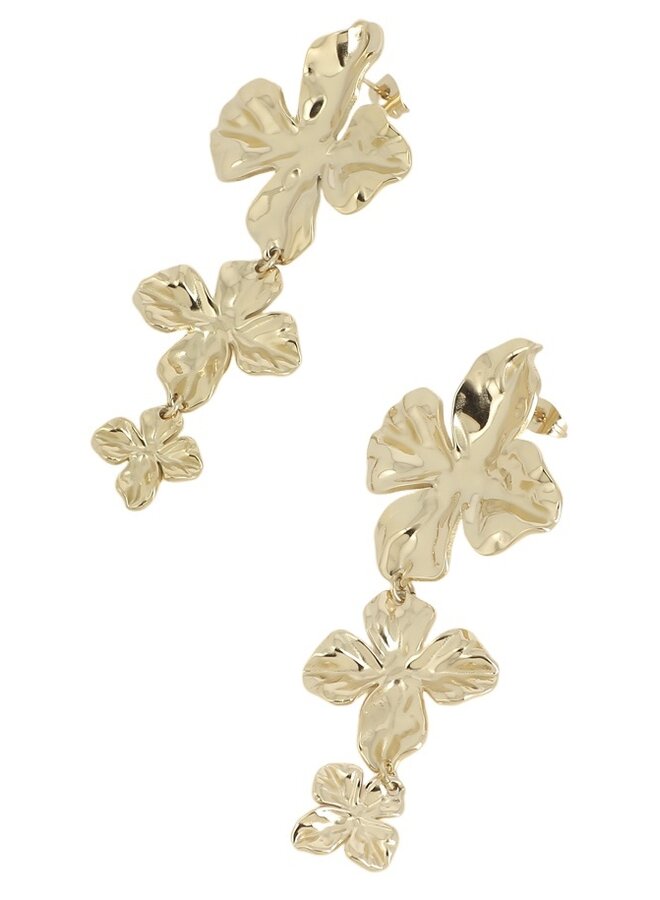 Earrings - 3 Flowers