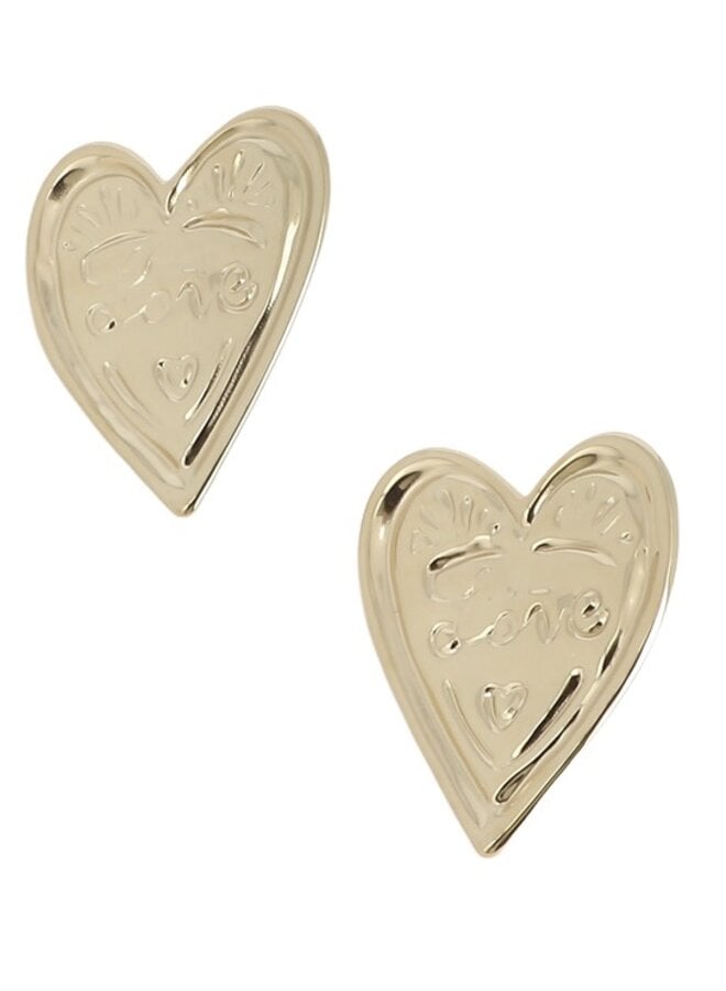 Oorbellen - Heart Love