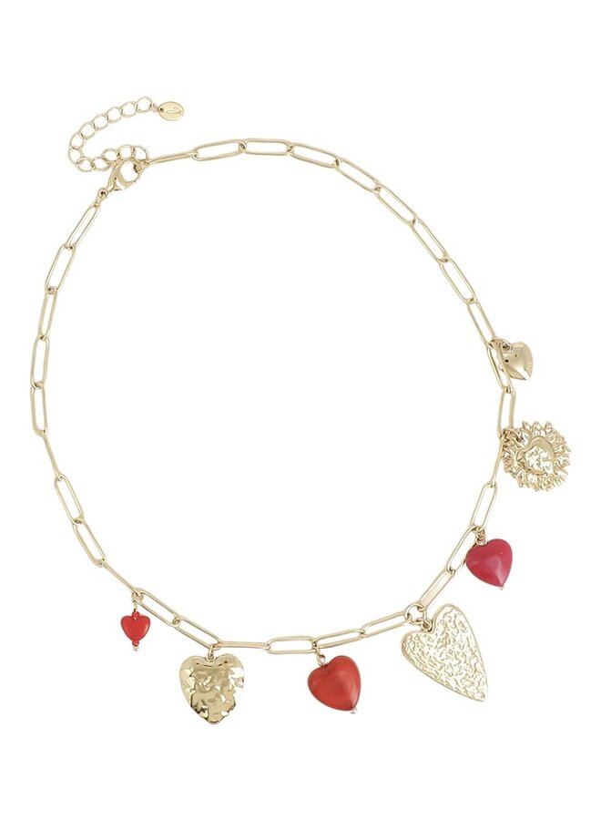 Necklace - Multiple Hearts