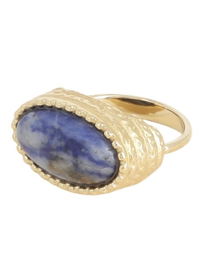 Ring - Azélie Agate Blue