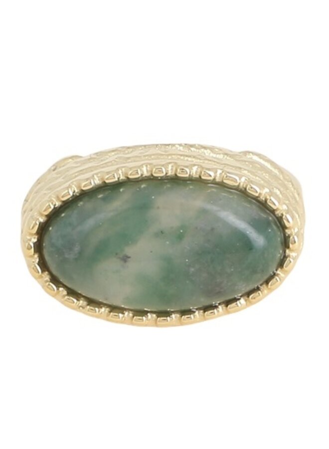 Ring - Azélie Green Jasper