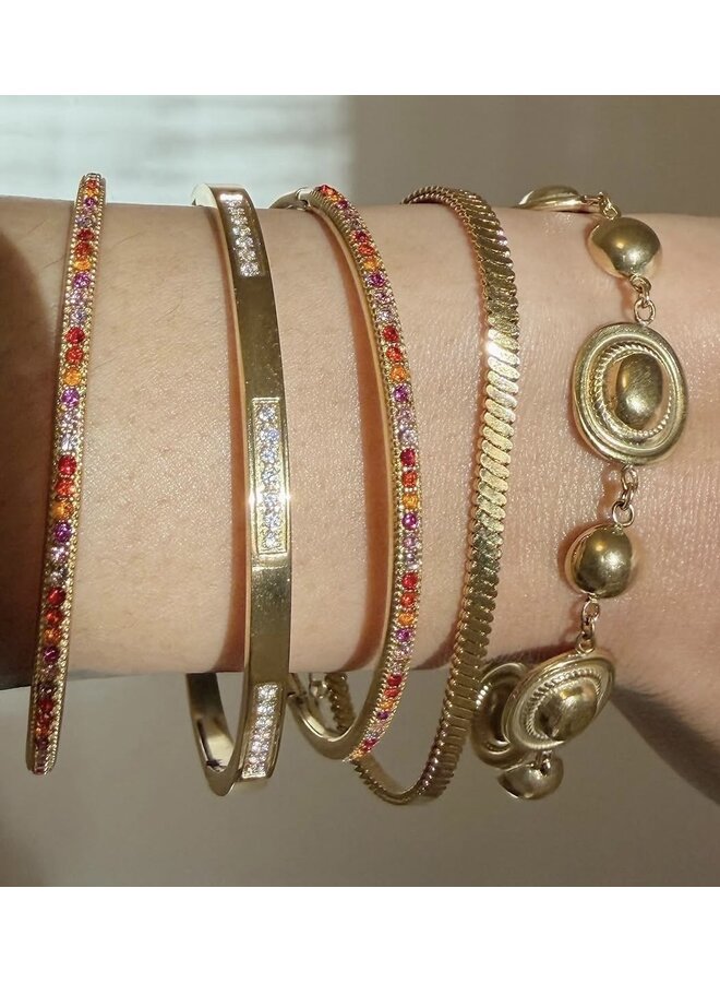 Armband - Diamond Stripes Bangle
