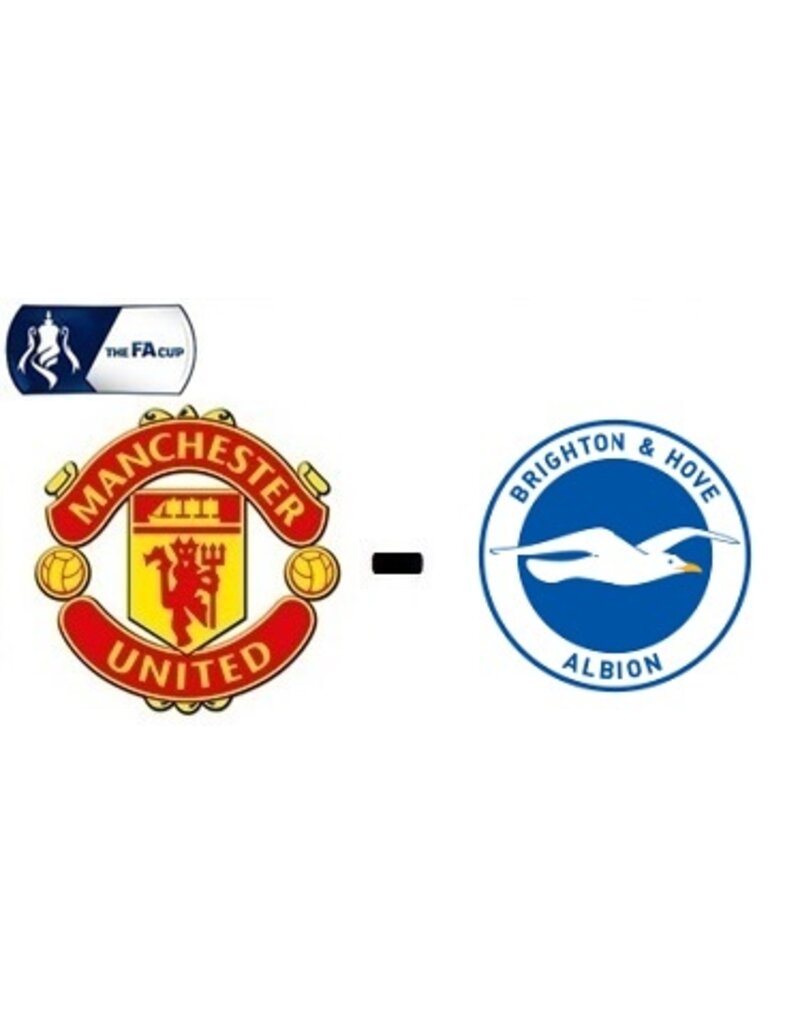 Manchester United - Brighton and Hove Albion  FA Cup 11 januari 2026