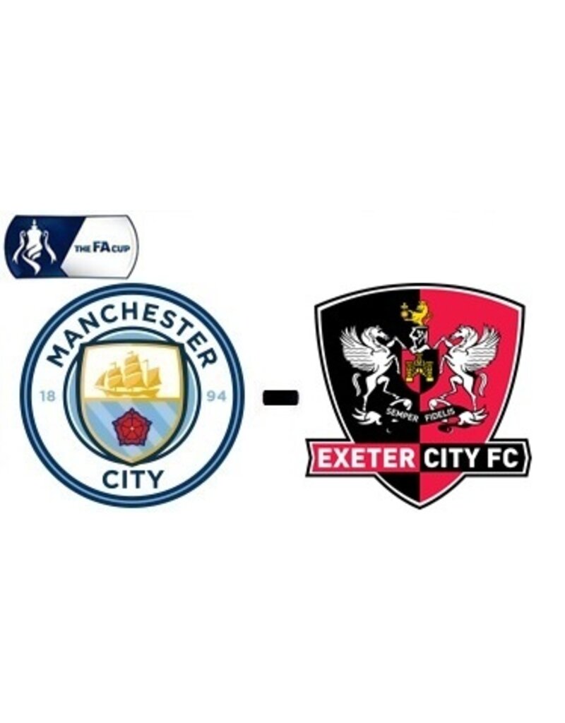 Manchester City - Exeter City FA Cup 10 januari 2026