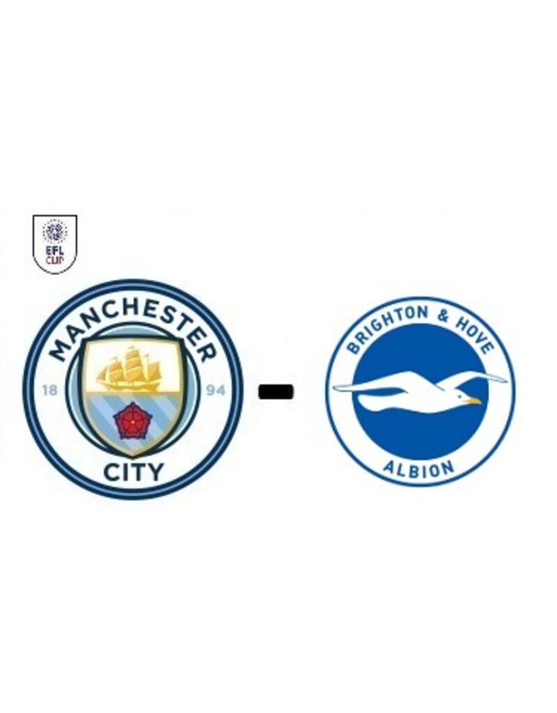 Manchester City - Brighton and Hove Albion Carabao Cup tickets