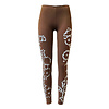 leggings  Flower - brown