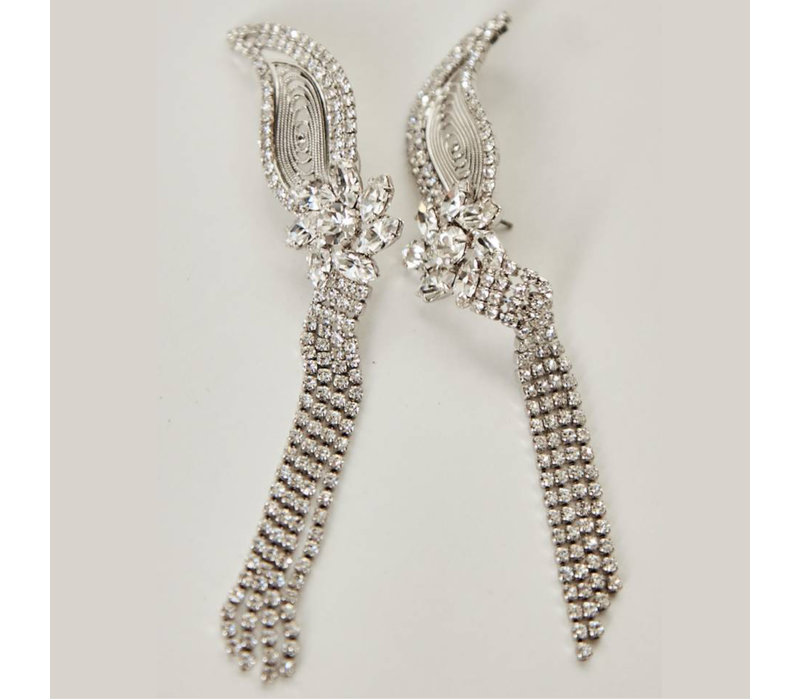 earrings Crystal - embellished drop
