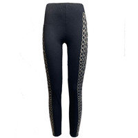 leggings Croco - black