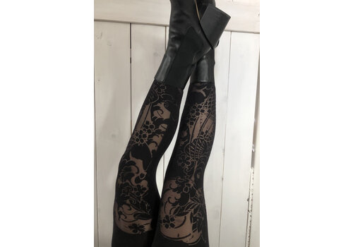 MA RE-ams High waisted leggings in Japanese style  - black