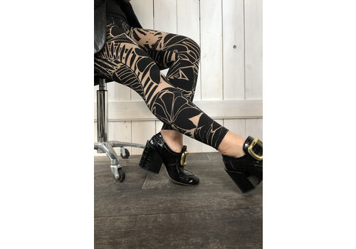 MA RE-ams High waisted leggings Jungle - nude