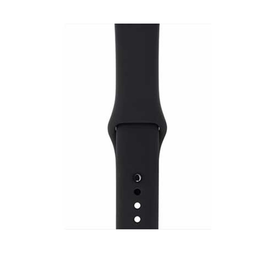 42mm Space Grey Aluminium/Zwarte Sportband