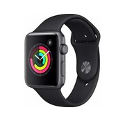 Apple 42mm Space Grey Aluminium/Zwarte Sportband