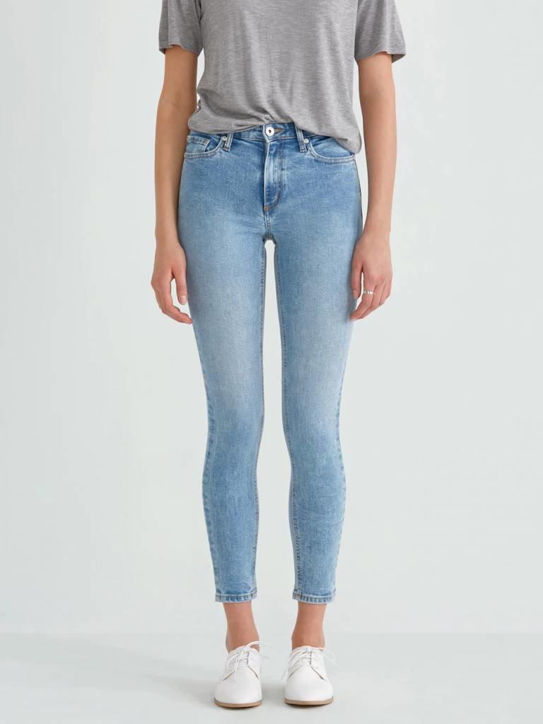 The Debbie High-Waisted Skinny Jean in Light Indigo