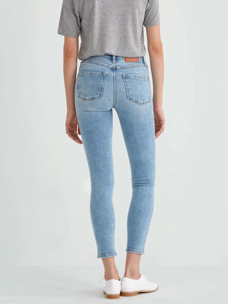 The Debbie High-Waisted Skinny Jean in Light Indigo