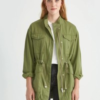 Utility Jacket in Military Green