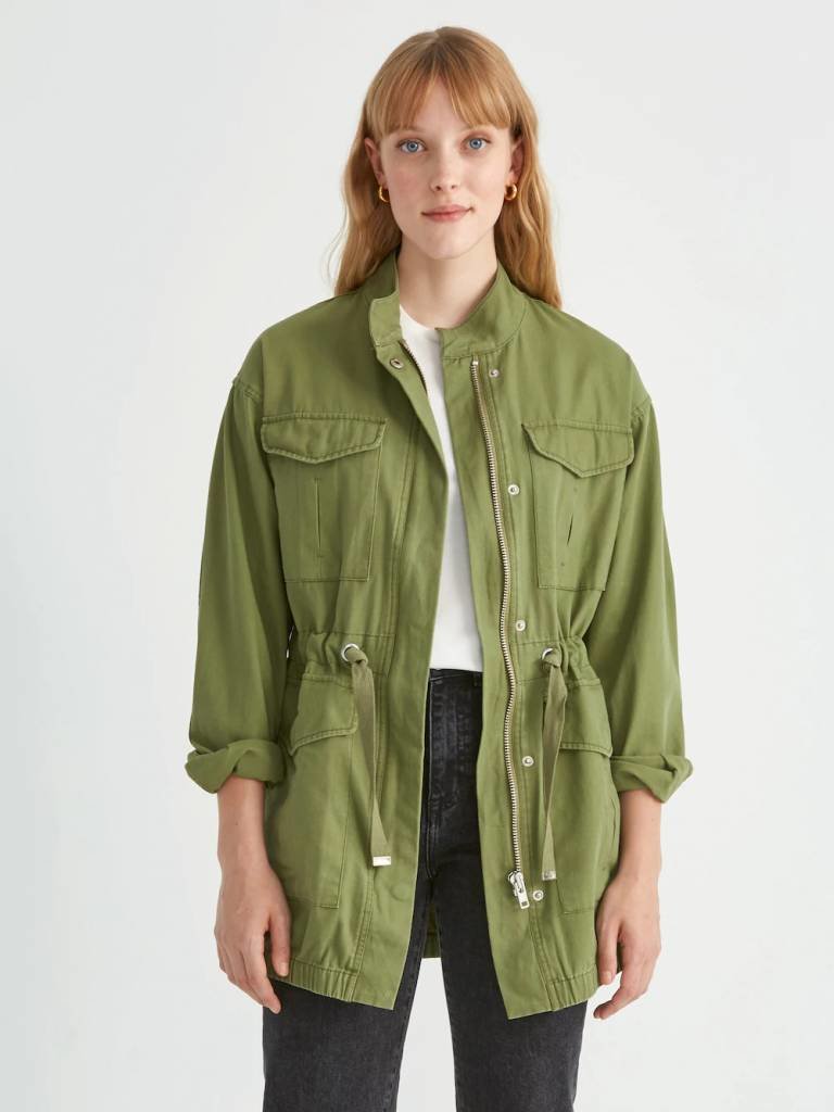 Utility Jacket in Military Green