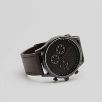 The Boulevard Leather Backpack in Black