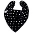 Bandana Bibble slabben Bandana Bibble Zwart met witte stippen