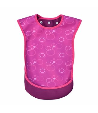 Bibetta Care Tabard Bib Junior Pink bubbles