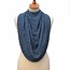 Bibetta Care Bibetta Pashmina Sjaal Slab Care Designs Navy Stip