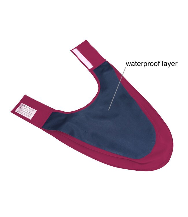 Bibetta Care Bibetta Pashmina Sjaal Slab Care Designs Wijnrood