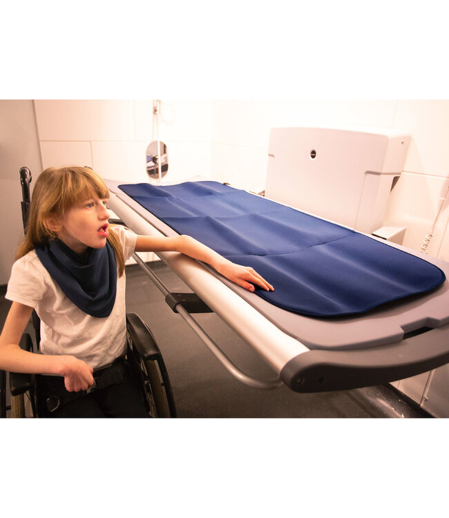 Bibetta Care Bibetta verschoningsmat XL staalblauw