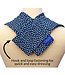 Bibetta Care Pashmina Scarf Clothing Protector Navy dot